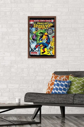 Miniatura 2 de Marvel Comics Amazing Spider-Man #120 - Póster de pared, 22.4 pulgadas de largo x 14.7 pulgadas de ancho, versión enmarcada en caoba Versión