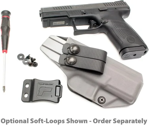 Miniatura 6 de Tulster Funda de perfil IWB en mano derecha se adapta a: Springfield Armory Echelon Negro