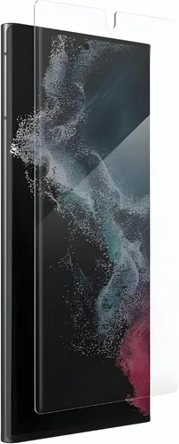 ZAGG InvisibleShield Fusion Curve para Samsung Galaxy S22 Ultra - Protección de pantalla híbrida flexible - Reforzada con D3O - Protección extrema