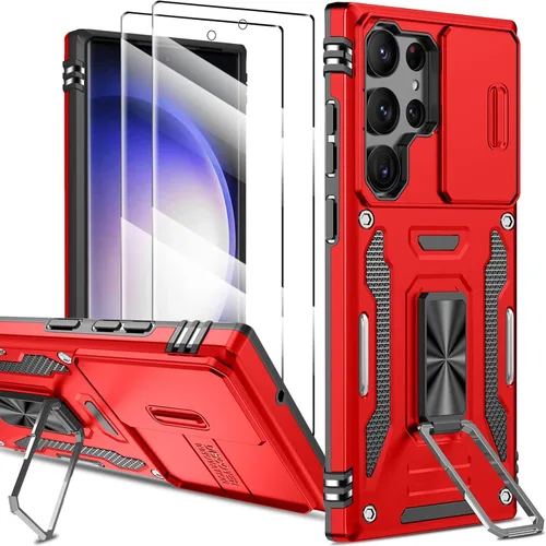 Miniatura 130 de Funda magnética para Samsung Galaxy Note 20 Ultra con soporte de anillo [con protector de pantalla] [Compatible con carga inalámbrica MagSafe] Funda