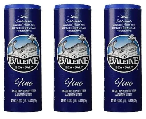 La Baleine Sal de MarFine26,5ozCaso de 3