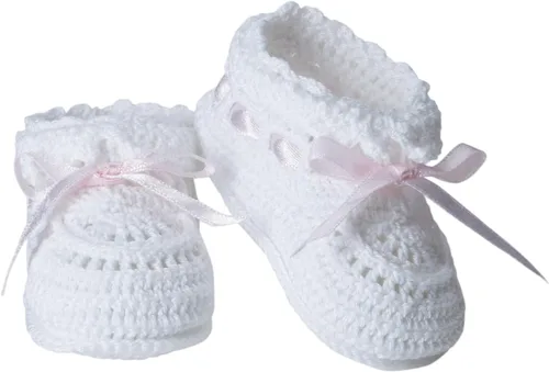 Jefferies Socks Botines de ganchillo a mano para bebé