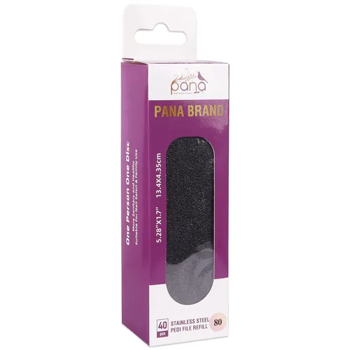Miniatura 9 de PANA 40 piezas de recambio de archivo Pedi grande negro para lima de pies de acero inoxidable para lijar raspador de pies, almohadillas de recambio
