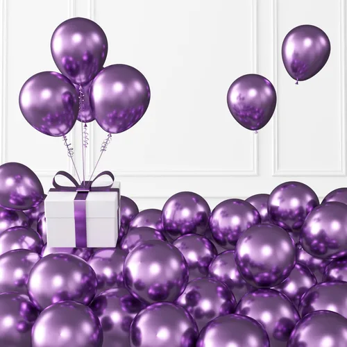 Miniatura 7 de KALOR Globos dorados champagne, 100 piezas de 5 pulgadas de globos mini de látex mate para arco de guirnalda de globos, decoración de cumpleaños