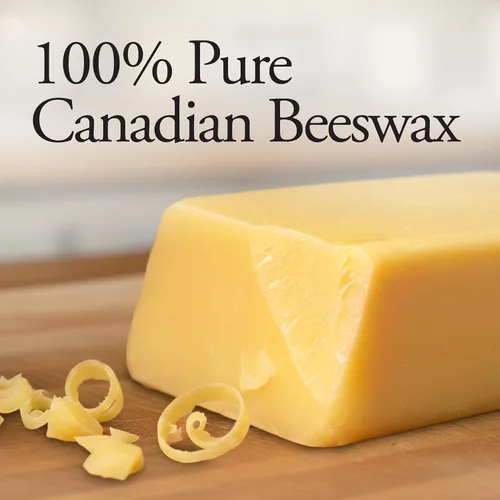 Miniatura 3 de Dutchman's Gold Bloque de cera de abeja amarilla canadiense (1 libra), cera de abeja natural de grado cosmético para hacer velas, jabón