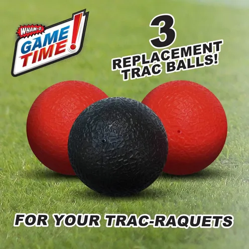Miniatura 2 de Wham-O Game Time Trac-Ball II. with or Without 2 Rackets. Air Action Balls for Outdoor Play for Kids & Adults of All Ages Original Tracball &