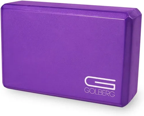 Golberg - Bloque de espuma para yoga, para fitness, apoyo de alta intensidad y mejora la fuerza o flexibilidad, rosa/verde/verde oscuro, morado,