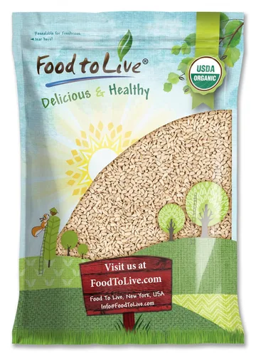 Miniatura 9 de Food to Live - Semillas de girasol orgánicas, 1 libra - Sin cáscara, crudas, sin OMG, granos secos, sin sal, kosher, vegano, Keto, Paleo, Sirtfood