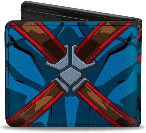 Miniatura 2 de Wallet Bifold PU Captain America Character Close Up Chest and Back