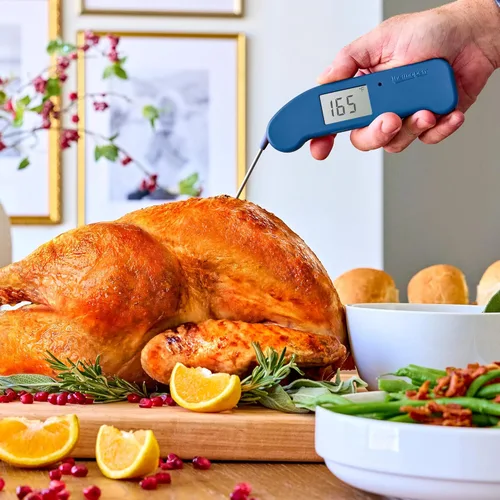 Miniatura 3 de ThermoWorks Thermapen ONE - Termómetro de lectura instantánea recomendado n.º 1, color rojo pimienta de cayena Pimienta de Cayena Roja
