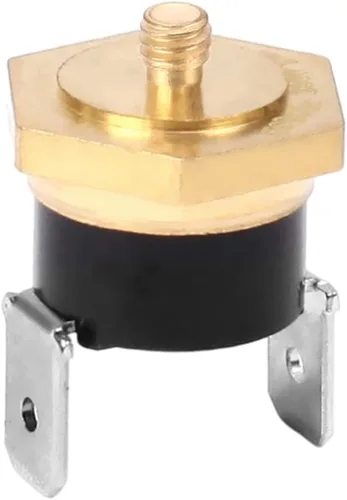 Miniatura 10 de Fielect Interruptor de control de temperatura del termostato KSD301, ajuste Snap Disc Interruptor de temperatura 257.0 °F Cobre M5 normalmente