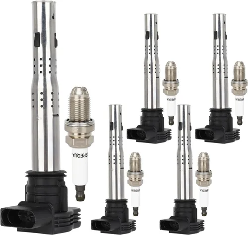 Miniatura 36 de ECCPP UF765 4 bobinas de encendido con 4 bujías de iridio A4 Q5 2014-2020 l4 2.0L 1.8L UF765