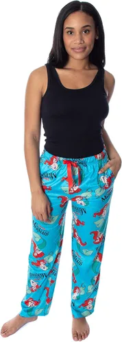 Miniatura 2 de Disney Little Mermaid Ariel - Pantalones de pijama suaves para mujer azul mar