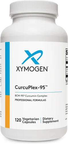 Miniatura 8 de XYMOGEN CurcuPlex-95 - Suplemento de curcumina de cúrcuma para apoyo diario al cerebro* - Biodisponibilidad mejorada - Sin OMG, sin gluten, vegano
