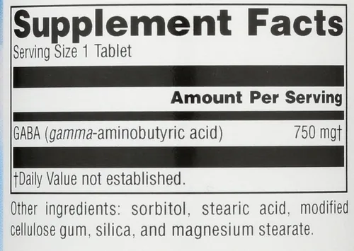 Miniatura 4 de Source Naturals Serene Science GABA, para una mente tranquila, 750mg - 45 Tabletas