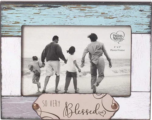 Miniatura 7 de Precious Moments Farmhouse Decor Life is Grand 189908 Marco de fotos de madera/vidrio de 5 x 7 pulgadas