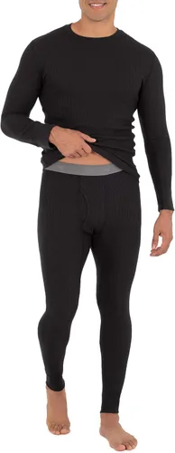 Miniatura 8 de Fruit of the Loom Mens Recycled Premium Waffle Thermal Underwear Long Johns Bottom 1 2 3 and 4 Packs