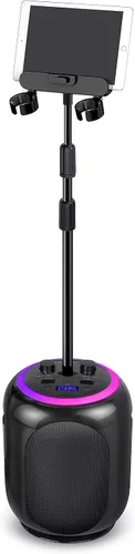 Miniatura 8 de Singing Machine SingCast MAX - Máquina de karaoke con Bluetooth y video casting, altavoz de fiesta, micrófono, 22 efectos de voz, corrección