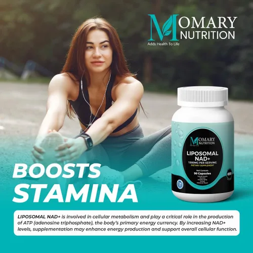Miniatura 6 de Suplemento liposomal NAD+ Suplementos NAD mejor calificados para mujeres y hombres con resveratrol y extracto de Knotweed japonés, soporte