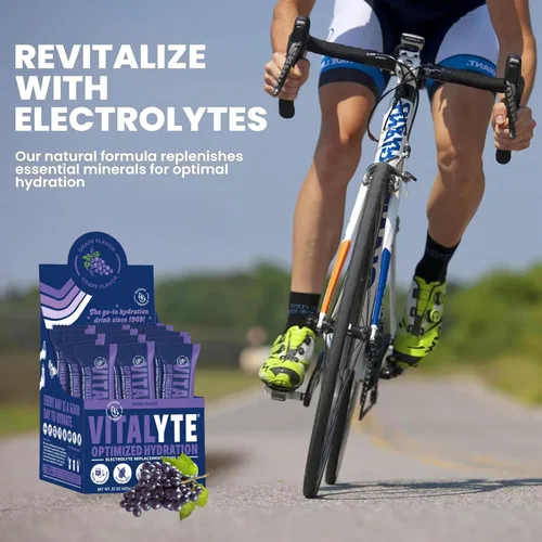 Miniatura 9 de Vitalyte Paquetes de electrolitos Bebida deportiva isotónica Paquetes de electrolitos en polvo hidratados Paquetes de electrolitos en polvo