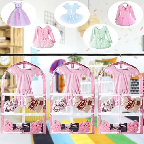 Miniatura 5 de Bolsa de ropa colgante impermeable, bolsas de ropa de 35 pulgadas para colgar ropa, bolsas de ropa para almacenamiento de viajes, bolsa de ropa