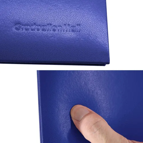 Miniatura 6 de GraduationMall Cubierta impresa para diploma para certificado 8.5 x 11 pulgadas, real, paquete de 1