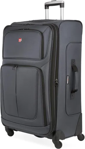 Miniatura 226 de SwissGear - Equipaje suave expandible Sion con ruedas, Negro
