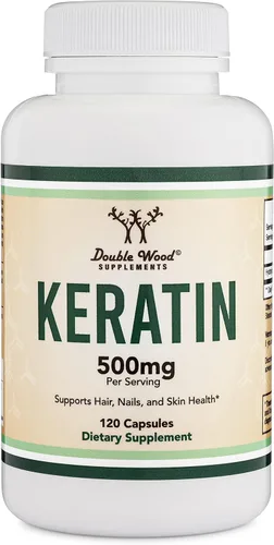 Miniatura 5 de Vitamina de queratina para el crecimiento del cabello (500 mg por porción, 120 píldoras) Tratamiento capilar de queratina para hombres y mujeres