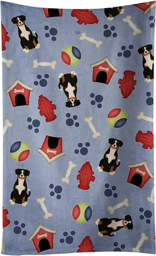 Miniatura 113 de Caroline's Treasures BB2654KTWL Dog House Collection Airedale - Toalla de cocina para invitados, toalla de baño decorativa para cara, té, paño