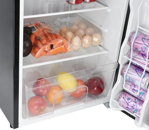 Miniatura 7 de Megachef Refrigerador de 3.2 pies cúbicos (negro)