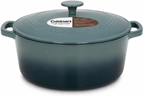 Miniatura 8 de Cuisinart Chef's Classic - Cacerola cubierta de hierro fundido esmaltado, redonda (Rojo Cardinal, 5 cuartos)