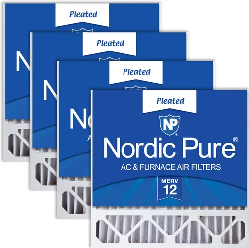 Miniatura 14 de Nordic Pure 20 x 20 x 5 (19_5/8 x 19_7/8 x 4_3/8) Honeywell/Lennox MERV 12 filtros de aire de repuesto, 2