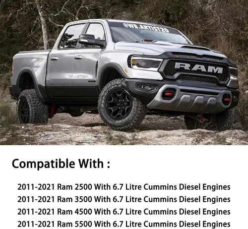 Miniatura 3 de Filtro de combustible compatible con motores Ram 2500 3500 4500 6.7L turbo diésel años 2011-2017, Juego de filtro de combustible diésel Ram 6.7L L6