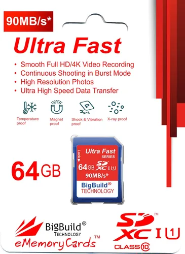 Miniatura 2 de Tarjeta de memoria SDHC ultrarrápida de 8 GB de 90 MB/s compatible con cámaras Nikon CoolPix P900, P950, P1000, L340, W100, W150, W300