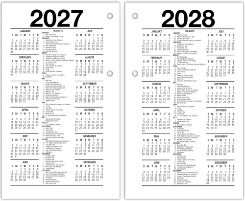 Miniatura 2 de AT-A-GLANCE Recambio para calendario de escritorio 2026, diario, 3.5 x 6 pulgadas, estándar, hojas sueltas, reciclado (E717R5026)