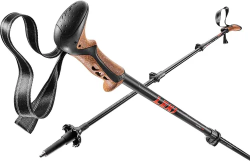 Miniatura 3 de LEKI Bastones de senderismo Khumbu Lite - Negro/Rojo