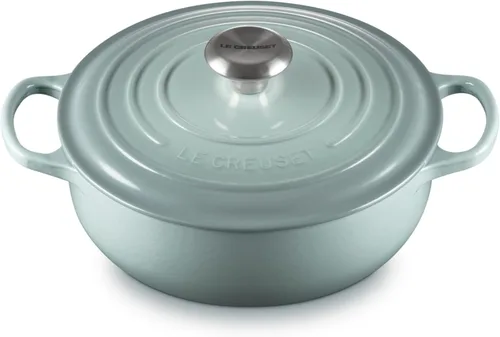 Miniatura 9 de Le Creuset Horno Sauteuse Signature de hierro fundido esmaltado, 3.5 cuartos, Regaliz