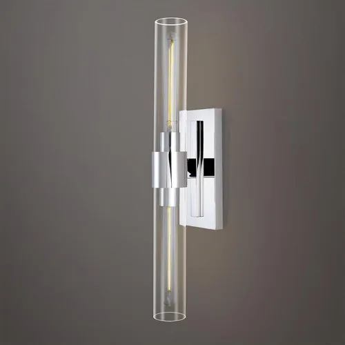 Miniatura 13 de Apliques de Pared Negros, 22.8" Apliques de Baño, Iluminación de Pared con Apliques de 2 Luces, Juego de Dos Apliques de Pared de Bronce, Luces