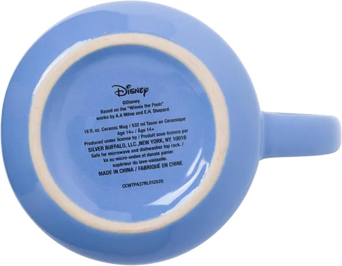 Miniatura 4 de Silver Buffalo Disney Winnie the Pooh Is It Monday Already With Eeyore - Taza de cerámica cónica, 18 onzas