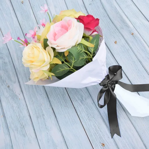 Miniatura 6 de Cinta de satén de doble cara de 1 pulgada de 50 yardas para decoración de fiestas, accesorios para el cabello, costura, envoltura de regalos (negro)