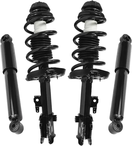 Miniatura 9 de Detroit Axle - Puntales y Amortiguadores para Chevy Traverse Buick Enclave GMC Acadia Saturn Outlook 2007-2012, 2 puntales delanteros con resorte