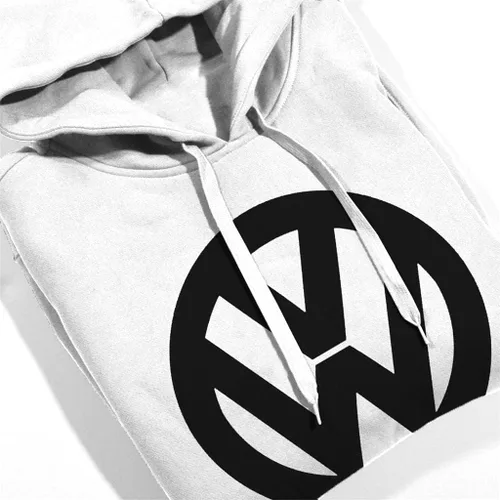 Miniatura 4 de Volkswagen Black VW Classic Logo - Sudadera con capucha para mujer