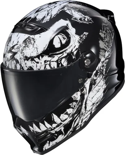 Miniatura 2 de ScorpionEXO Covert FX - Casco integral para motocicleta adulto estilo Street Fighter - bolsillos para altavoces con Bluetooth, certificación DOT ECE
