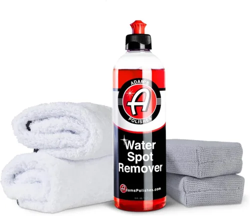 Miniatura 7 de Adam's Polishes Removedor de manchas de agua - Quitamanchas de agua dura para vidrio, puertas de ducha, pintura, ventanas, detallado de automóviles