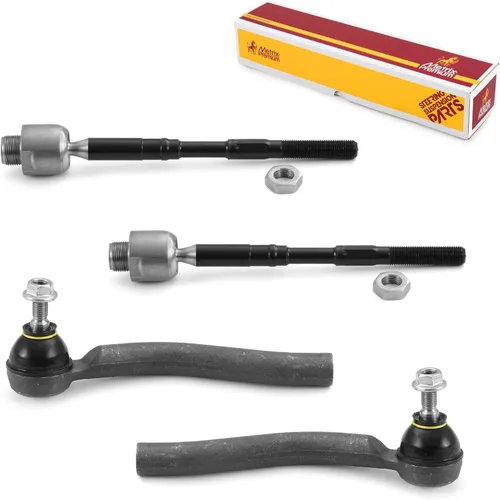 Miniatura 158 de Metrix Premium Chassis Parts - Juego de 4 barras de acoplamiento interior y exterior para Audi A3 15-16, Seat Leon 06-20 (México), 09-17 Volkswagen