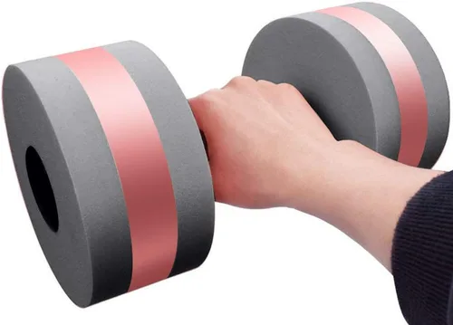 Miniatura 2 de Water Dumbbells - Set of 2 Aquatic Exercise Dumbell, Aqua Dumbbells for Water Aerobics, EVA Foam Dumbbells Pool Resistance Water Fitness Equipment