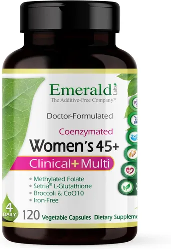 Emerald Labs - Multivitamínico clínico para mujeres de más de 45 años, multivitamínico para un apoyo integral, salud ósea y cardíaca* - Diseñado