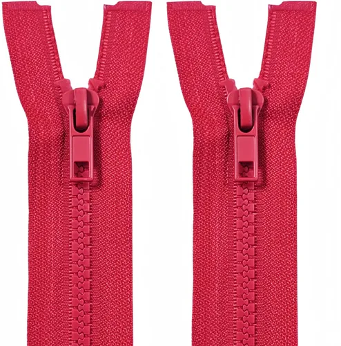 Miniatura 7 de MebuZip 2 cremalleras separadoras #5 de 9 pulgadas de plástico moldeado de resina, cremalleras a granel para coser abrigos, chaquetas y ropa (negro)