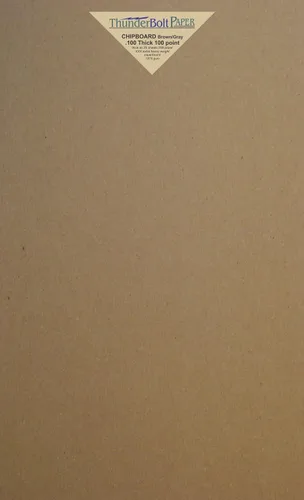 Miniatura 19 de 20 hojas de aglomerado marrón de 3 x 5 pulgadas, 100 puntos, materiales reciclados, 100 calibres de papel kraft grueso, manualidades, álbumes