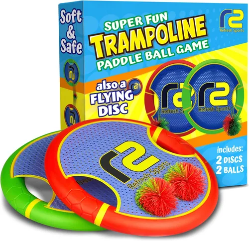 Miniatura 9 de Divertido juego de remo hinchable y lanzamiento y atrapamiento de bolas agresivas – Fácil de usar para niños de todas las edades – Diseño de espuma